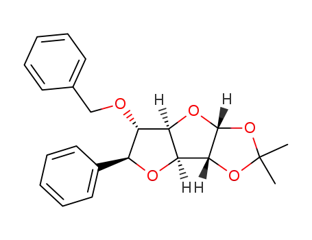 (3aR,3bS,5S,6S,6aR,7aR)-6-Benzyloxy-2,2-dimethyl-5-phenyl-hexahydro-furo[2',3':4,5]furo[2,3-d][1,3]dioxole