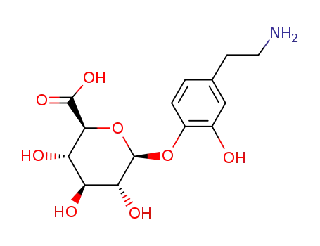 Molecular Structure of 38632-24-5 (dopamine glucuronide)