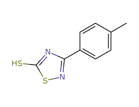 Molecular Structure of 20069-37-8 (1,2,4-Thiadiazole-5(2H)-thione, 3-(4-methylphenyl)-)