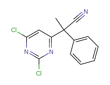 2-(2,6-dichloropyrimidin-4-yl)-2-phenylpropanenitrile