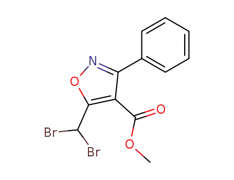 4- 이속 사졸 카르 복실 산, 5- (디 브로 모 메틸) -3- 페닐-, 메틸 에스테르 (9Cl)