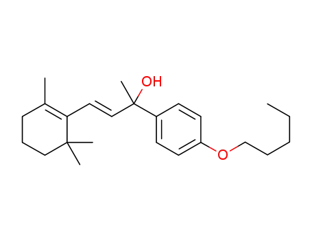 2-[4-(pentyloxy)phenyl]-4-(2,6,6-trimethylcyclohex-1-enyl)but-3-en-2-ol