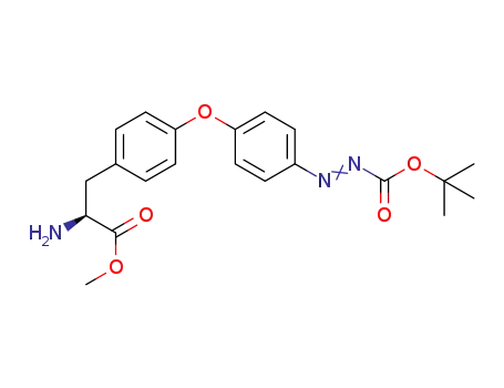 methyl (S)-2-amino-3-[4-(4-tert-butyl-azocarboxylatephenoxy)phenyl]propionate
