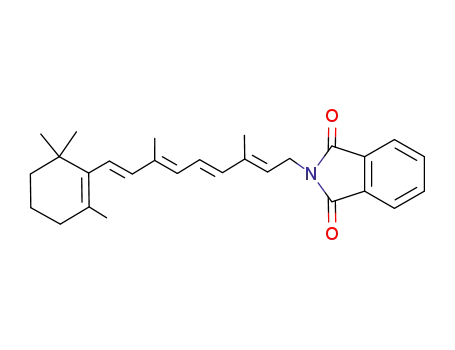 Molecular Structure of 43219-26-7 (2-[(2Z,4Z,6Z,8Z)-3,7-dimethyl-9-(2,6,6-trimethylcyclohex-1-en-1-yl)nona-2,4,6,8-tetraen-1-yl]-1H-isoindole-1,3(2H)-dione)