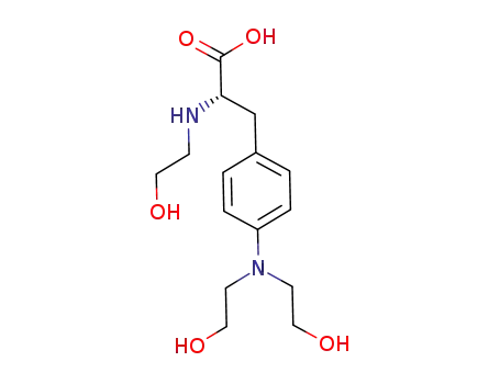 3-(4-(bis-(2-hydroxyethyl)amino)phenyl)-2-(2-hydroxyethylamino)-propanoic acid