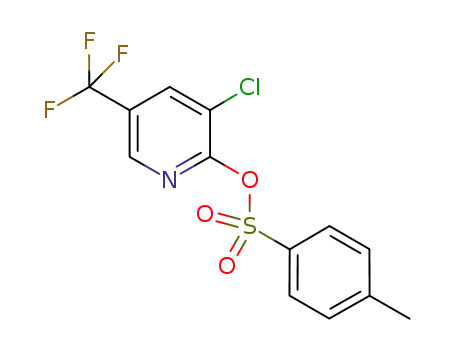 Molecular Structure of 1174281-15-2 (3-chloro-5-(trifluoromethyl)-2-pyridinyl tosylate)