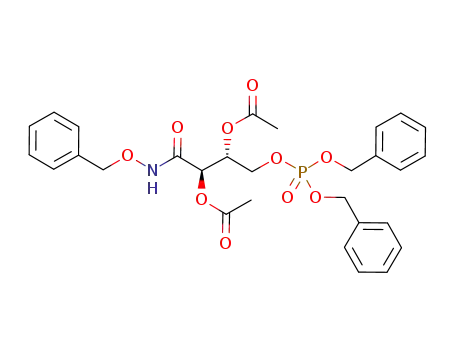 Acetic acid (1R,2R)-2-acetoxy-2-benzyloxycarbamoyl-1-(bis-benzyloxy-phosphoryloxymethyl)-ethyl ester