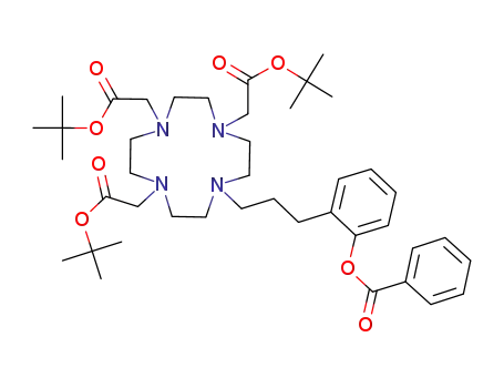 1,4,7,10-Tetraazacyclododecane-1,4,7-triacetic acid,
10-[3-[2-(benzoyloxy)phenyl]propyl]-, tris(1,1-dimethylethyl) ester