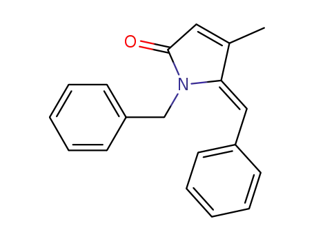 Molecular Structure of 1137669-32-9 ((Z)-1-benzyl-5-benzylidene-4-methyl-1,5-dihydro-2H-pyrrol-2-one)