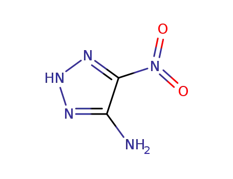 Molecular Structure of 145769-58-0 (1H-1,2,3-Triazol-4-amine,5-nitro-(9CI))