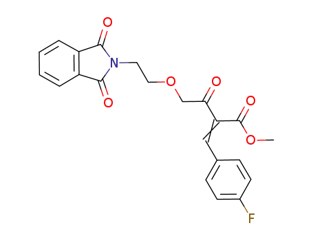 methyl 2-[4-fluorobenzylidene]-4-[2-(phthalimido)-ethoxy]acetoacetate