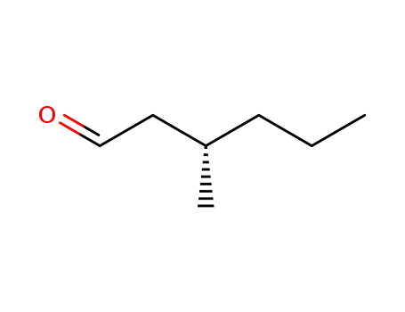 Molecular Structure of 110065-42-4 (Hexanal, 3-methyl-, (S)-)