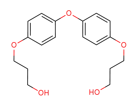 Molecular Structure of 1059628-28-2 (4,4'-(3-hydroxypropan-1-oxy)diphenyl ether)