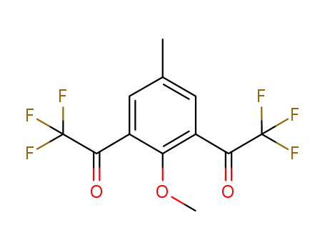 4-methyl-2,6-bis(trifluoroacetyl)anisole