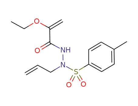 Molecular Structure of 1196959-82-6 (N-allyl-N'-(2-ethoxyacryloyl)-4-methylbenzenesulfonohydrazide)