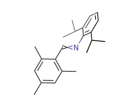 Molecular Structure of 845744-30-1 (Benzenamine,
2,6-bis(1-methylethyl)-N-[(2,4,6-trimethylphenyl)methylene]-)