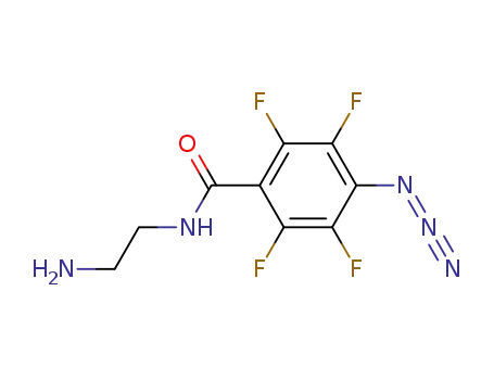 Molecular Structure of 473721-57-2 (Benzamide, N-(2-aminoethyl)-4-azido-2,3,5,6-tetrafluoro-)