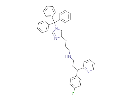 [3-(4-chloro-phenyl)-3-pyridin-2-yl-propyl]-[3-(1-trityl-1<i>H</i>-imidazol-4-yl)-propyl]-amine