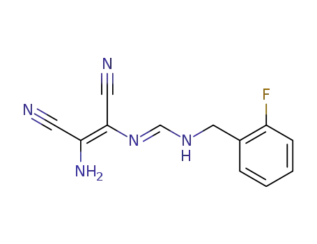 Methanimidamide,
N-[(1Z)-2-amino-1,2-dicyanoethenyl]-N'-[(2-fluorophenyl)methyl]-