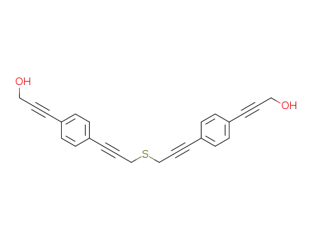 3-[4-(3-{3-[4-(3-hydroxy-prop-1-ynyl)-phenyl]-prop-2-ynylsulfanyl}-prop-1-ynyl)-phenyl]-prop-2-yn-1-ol