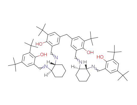 Phenol,
4,4'-methylenebis[2-[[[(1R,2R)-2-[[[3,5-bis(1,1-dimethylethyl)-2-hydroxy
phenyl]methylene]amino]cyclohexyl]imino]methyl]-6-(1,1-dimethylethyl)-