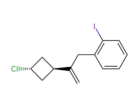 1-[2-(trans-3-chlorocyclobutyl)allyl]-2-iodobenzene