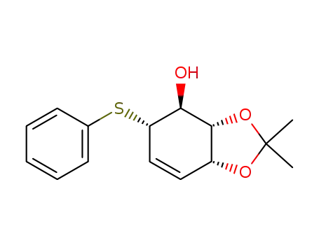 (1S,2R,3R,6S)-6-(phenylthio)-2,3-isopropylidendioxycyclohex-4-en-1-ol