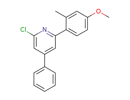 Pyridine, 2-chloro-6-(4-methoxy-2-methylphenyl)-4-phenyl-