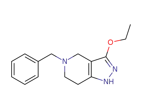 Molecular Structure of 1207678-58-7 (5-benzyl-3-ethoxy-4,5,6,7-tetrahydro-1H-pyrazolo[4,3-c]pyridine)