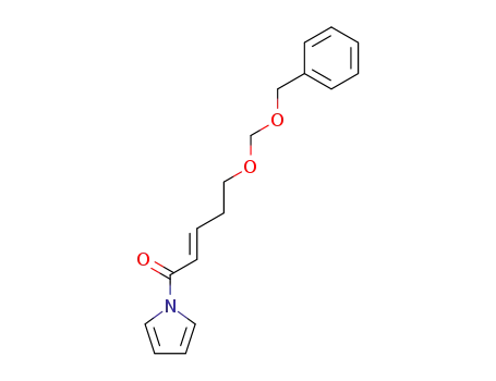 (2E)-5-(benzyloxymethyloxy)-1-pyrrol-1-yl-2-penten-1-one