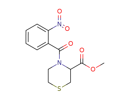 4-(2-nitrobenzoyl)thiomorpholine-3-carboxylic acid methyl ester