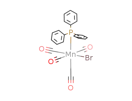 Molecular Structure of 13682-00-3 (Manganese, bromotetracarbonyl(triphenylphosphine)-)