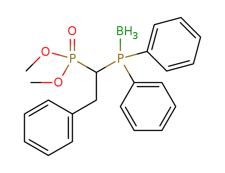 dimethyl 1-(diphenylphosphanyl-borane)-2-phenyl-ethylphosphonate