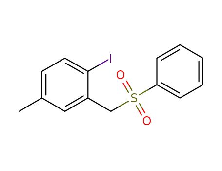 2-benzenesulfonylmethyl-1-iodo-4-methyl-benzene