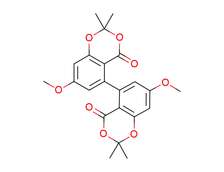 7,7'-Dimethoxy-2,2,2',2'-tetramethyl-4,4'-dioxo-4H,4'H-[5,5']-bi(benzo[d][1,3]dioxinyl)