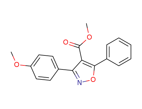 4-Isoxazolecarboxylicacid,3-(4-methoxyphenyl)-5-phenyl-,methylester(9CI)