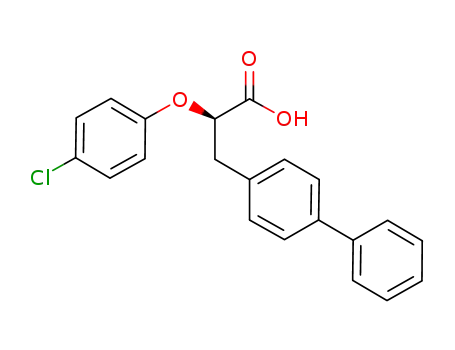 (-)-(R)-2-(4-chlorophenoxy)-3-(4-diphenyl)propanoic acid