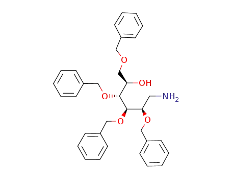 (2R,3R,4R,5R)-6-Amino-1,3,4,5-tetrakis-benzyloxy-hexan-2-ol