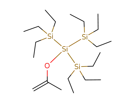 Molecular Structure of 1223592-76-4 (acetone tris(triethylsilyl)silyl enol ether)