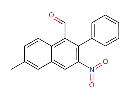 6-methyl-3-nitro-2-phenylnaphthalene-1-carbaldehyde