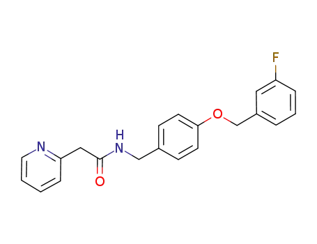 N-4'-((3''-fluoro)benzyloxy)benzyl 2-(pyridin-2-yl)acetamide