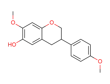 Molecular Structure of 97148-46-4 (6-hydroxy-4',7-dimethoxyisoflavane)