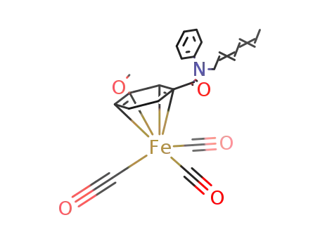 [Fe(CO)3(η4-C6H6OCH3)CON(Ph)CH2CHCHCHCHMe]