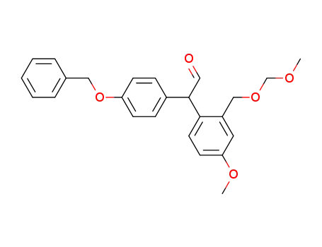 (4-benzyloxy-phenyl)-(4-methoxy-2-methoxymethoxymethyl-phenyl)-acetaldehyde