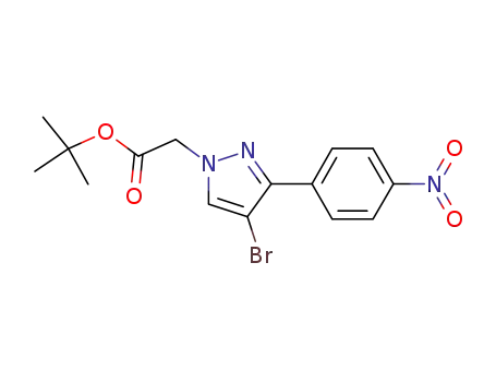 1,1-dimethylethyl [4-bromo-3-(4-nitrophenyl)-1H-pyrazol-1-yl]acetate