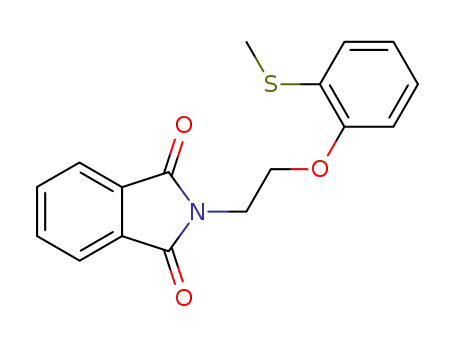 Molecular Structure of 850895-62-4 (1H-Isoindole-1,3(2H)-dione, 2-[2-[2-(methylthio)phenoxy]ethyl]-)