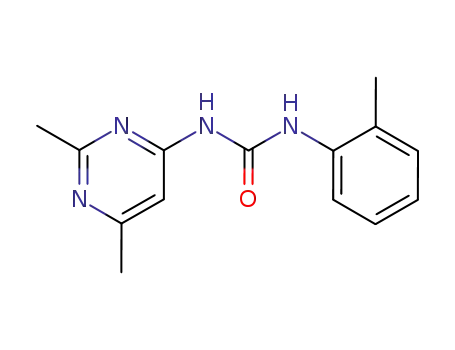 Urea, N-(2,6-dimethyl-4-pyrimidinyl)-N'-(2-methylphenyl)-