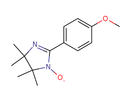 Molecular Structure of 191285-93-5 (1H-Imidazol-1-yloxy,
4,5-dihydro-2-(4-methoxyphenyl)-4,4,5,5-tetramethyl-)