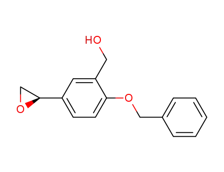 ((R)-2-Benzyloxy-5-oxiranyl-phenyl)-methanol