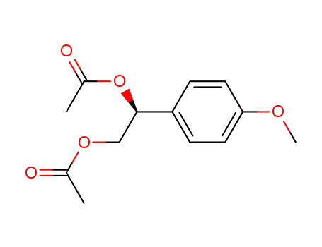 (S)-2-methylcarbonyloxy-1-(4-methoxyphenyl)ethyl acetate